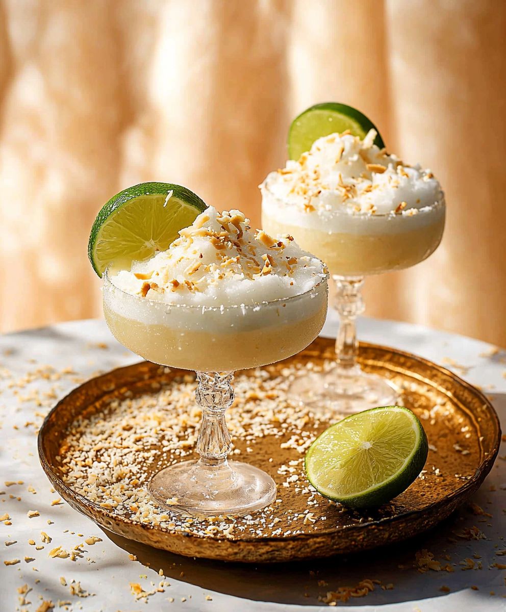 Frozen Coconut Margaritas
