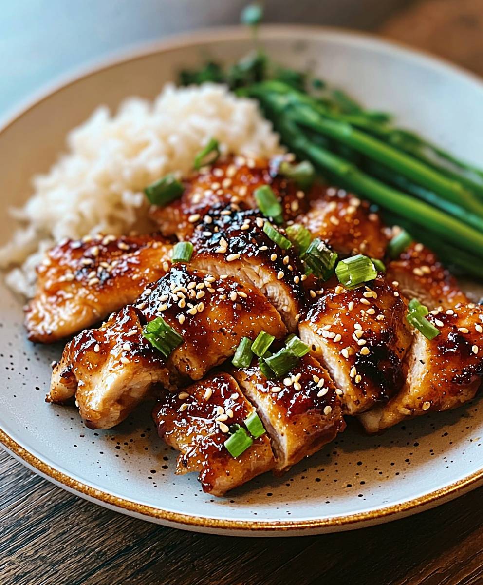 Honey Ginger Chicken Dish