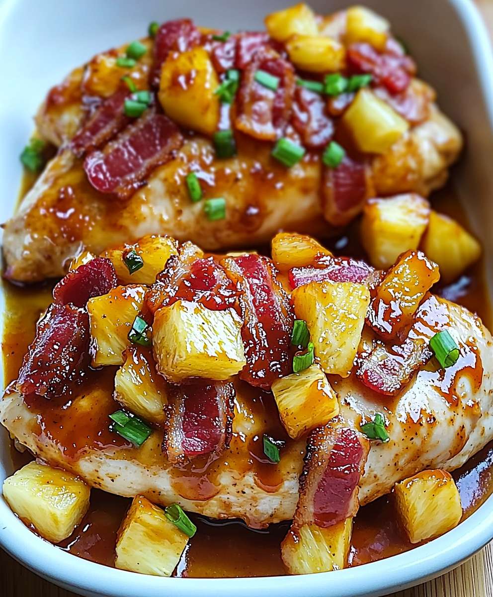 Bacon Pineapple BBQ Chicken