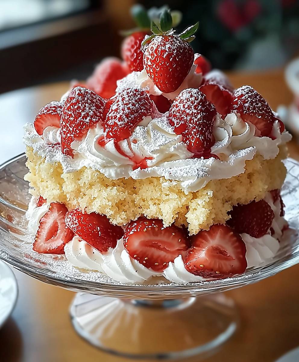 Strawberry Heaven Cake
