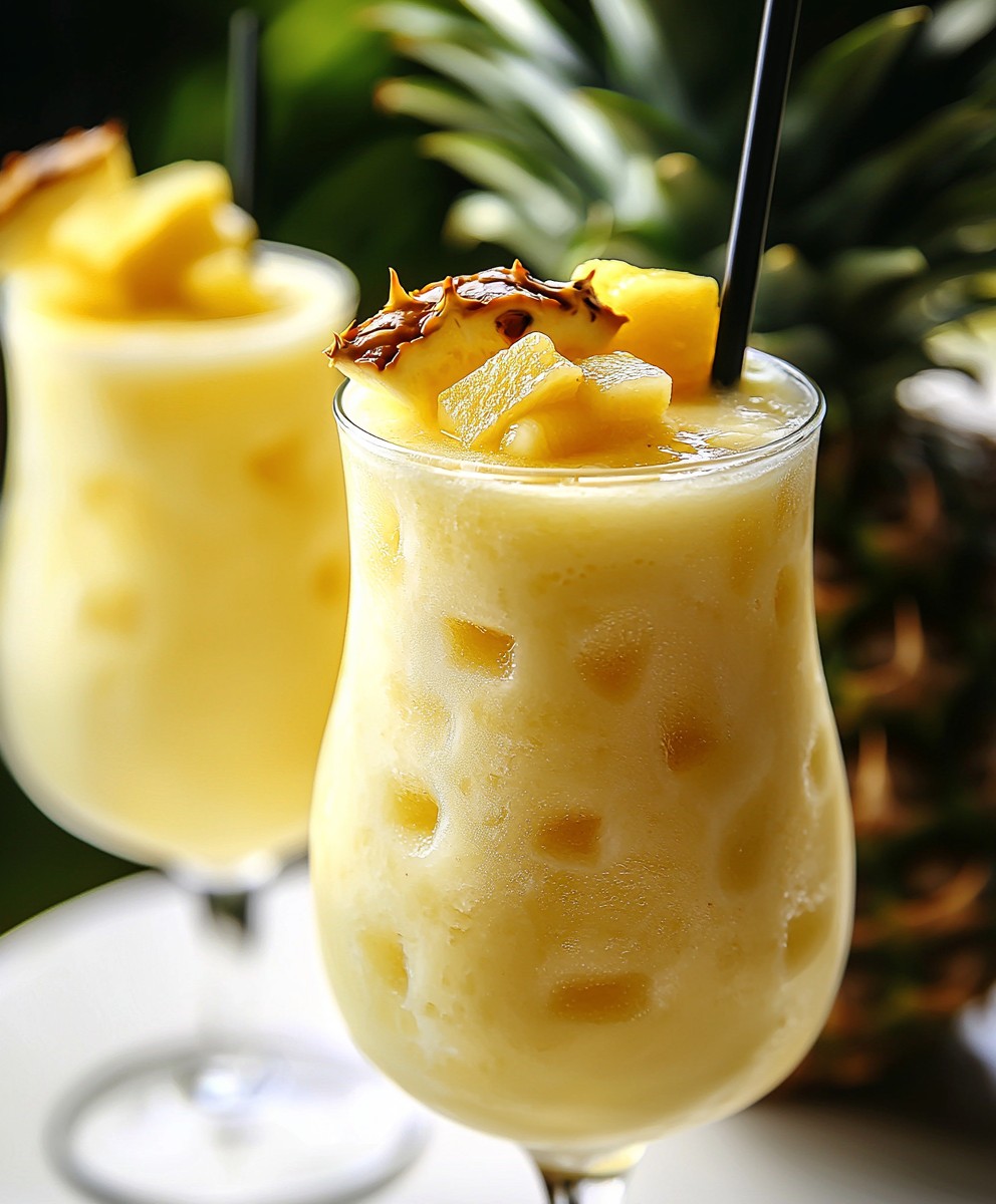 Pina Colada Frozen Drink