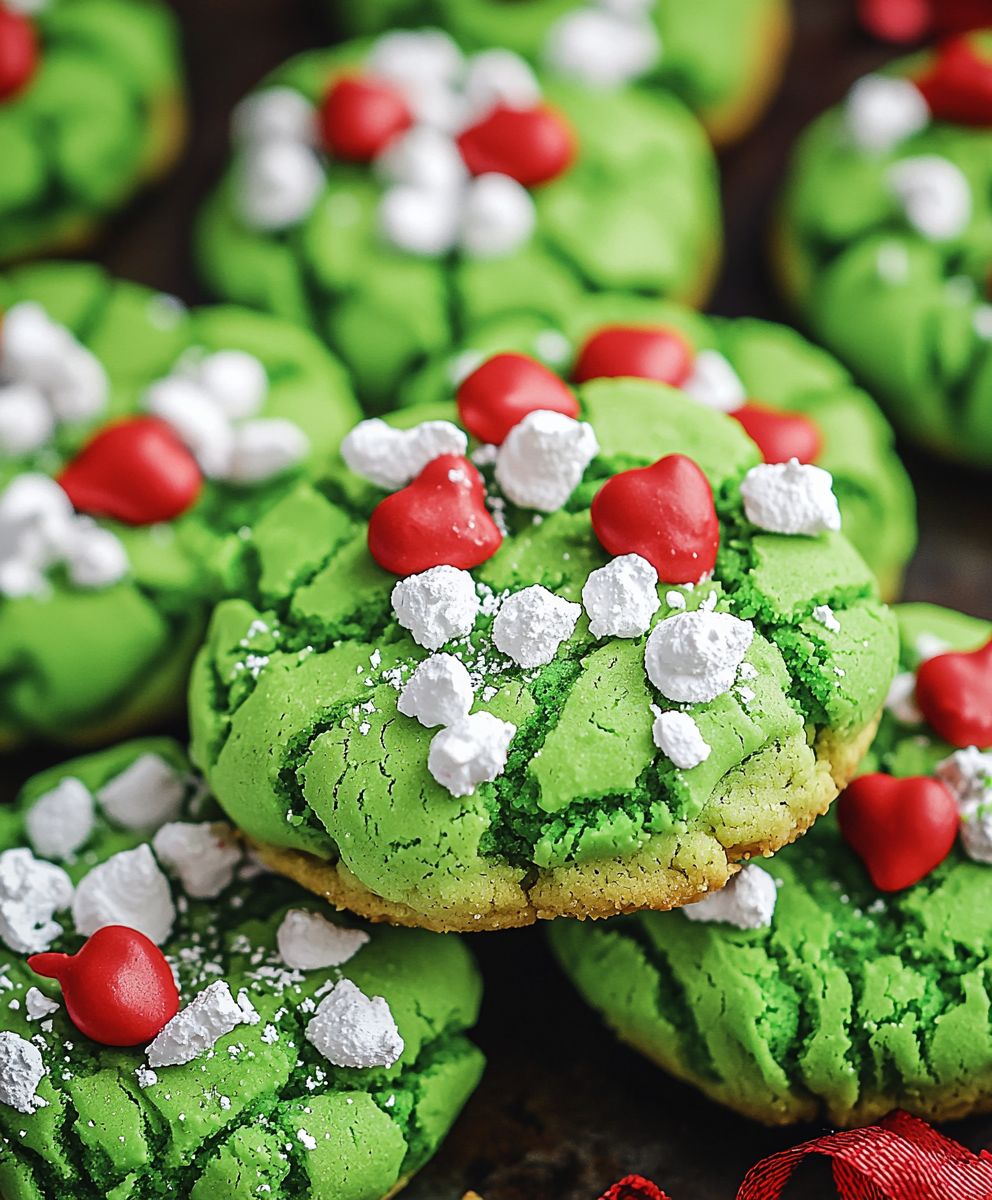 Grinch cookies
