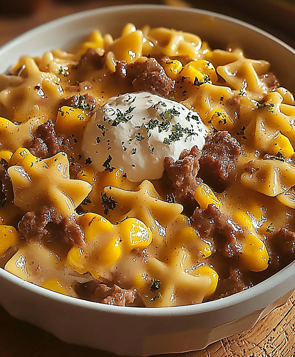 Ranch Beef Corn Casserole