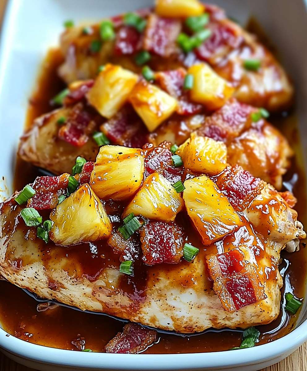 Bacon Pineapple BBQ Chicken