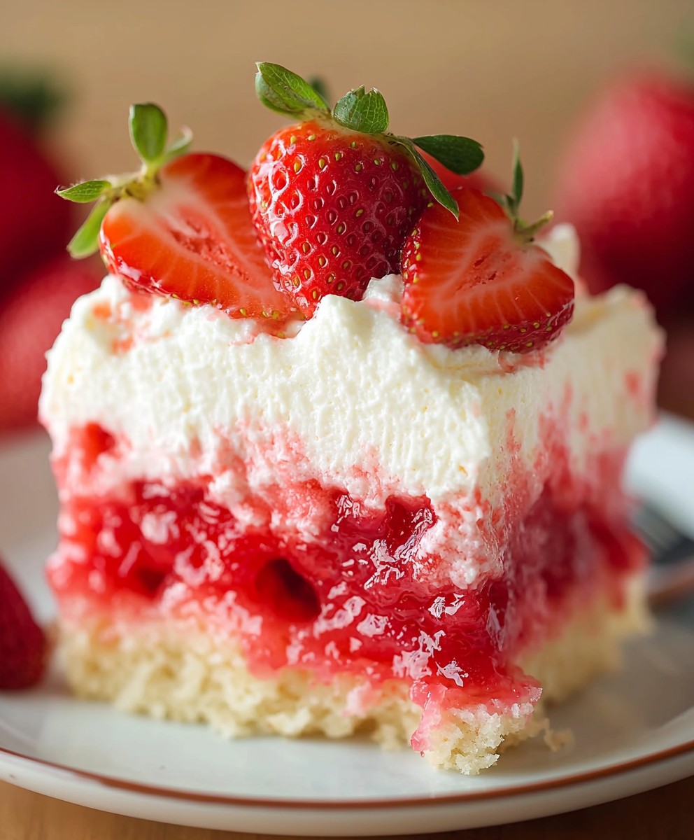 Strawberry Poke Cake