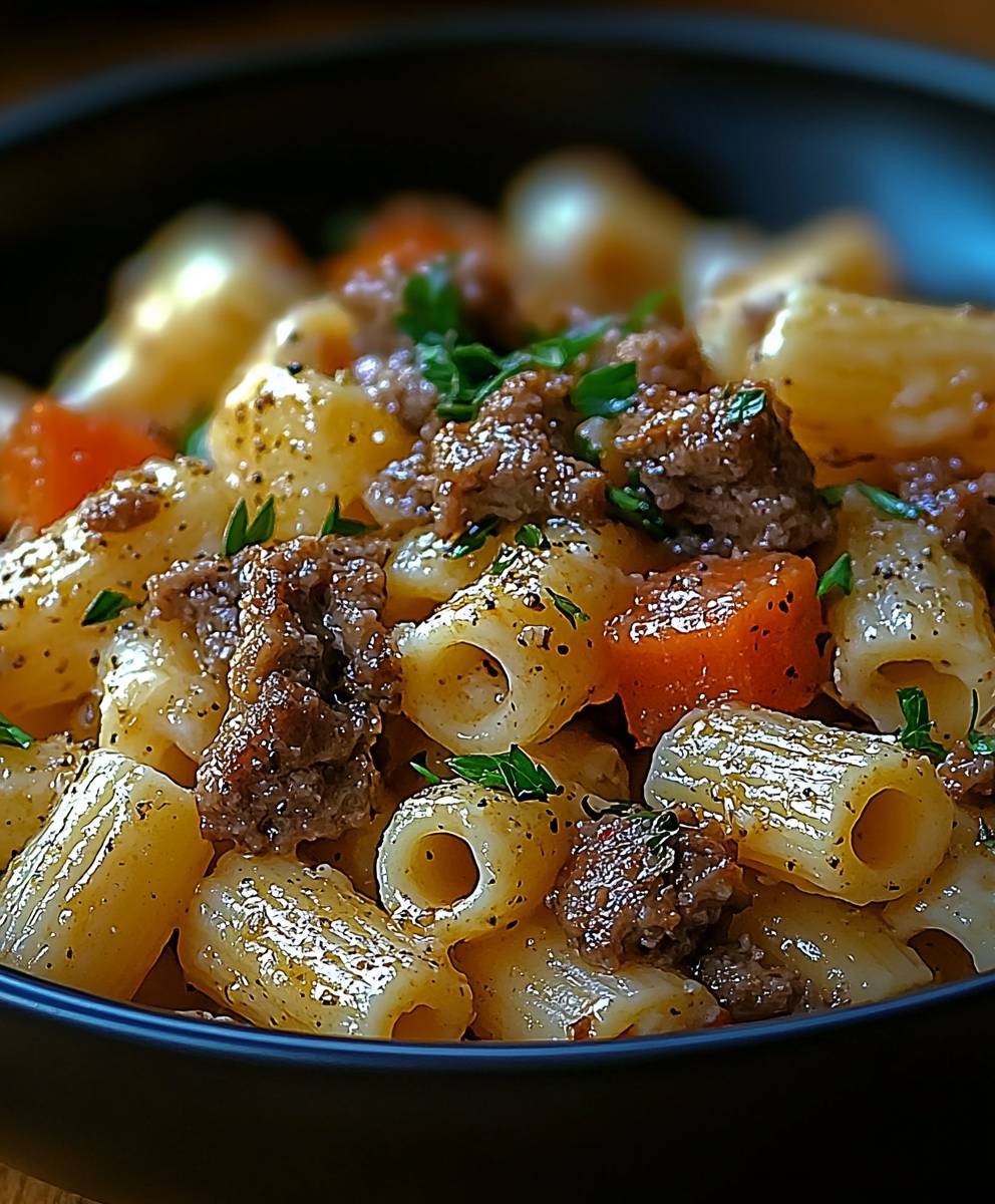 Philly Cheesesteak Pasta