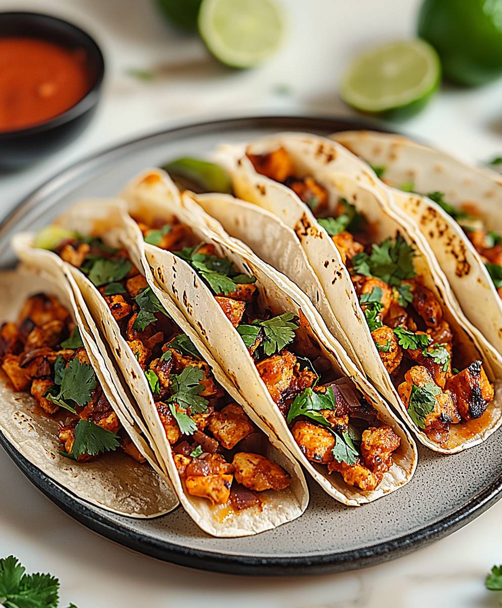 Sheet Pan Chicken Tacos