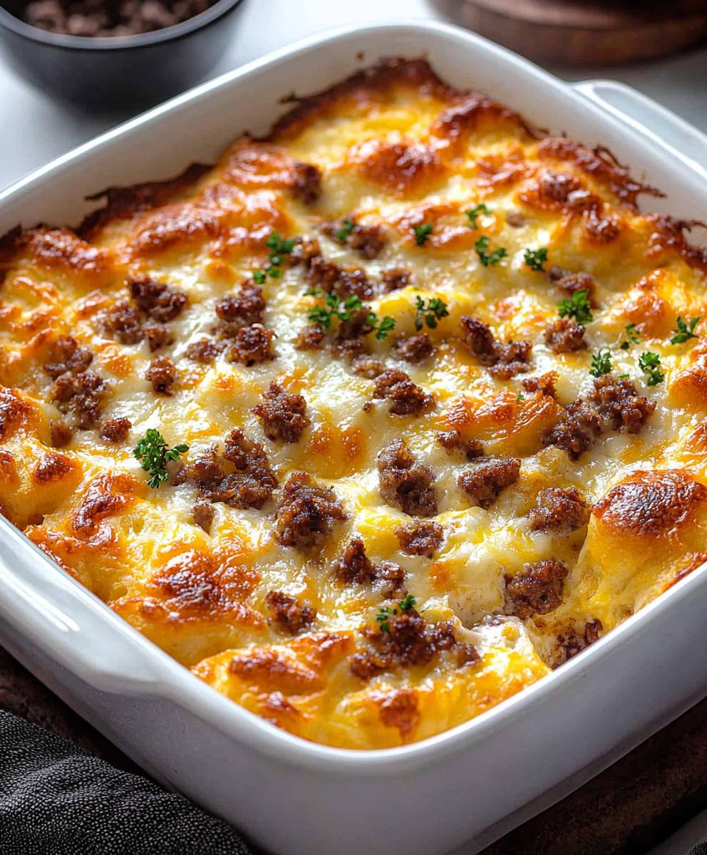 Crescent Roll Breakfast Casserole