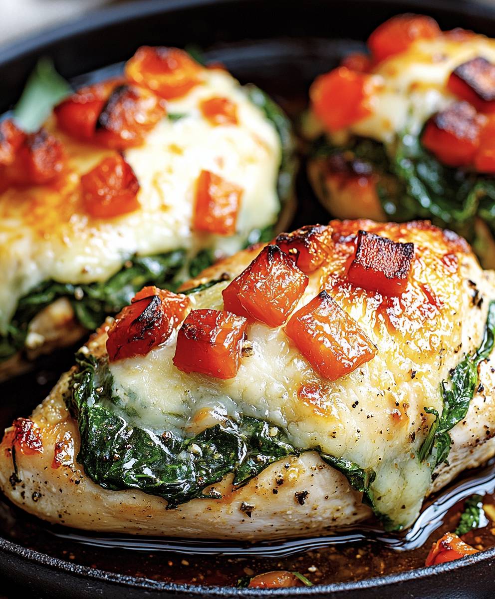 Spinach Stuffed Chicken Breast