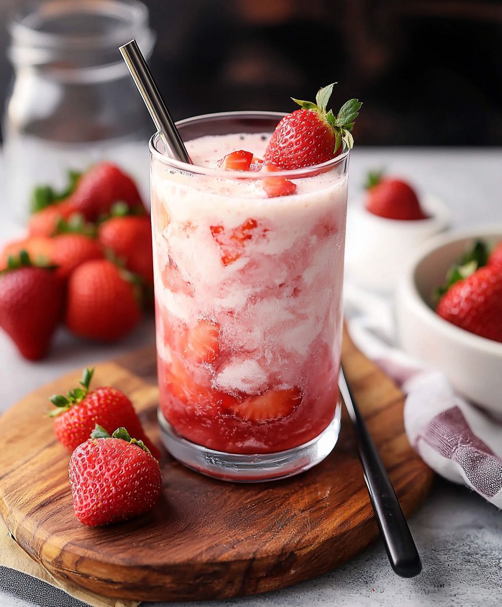 Korean Strawberry Milk