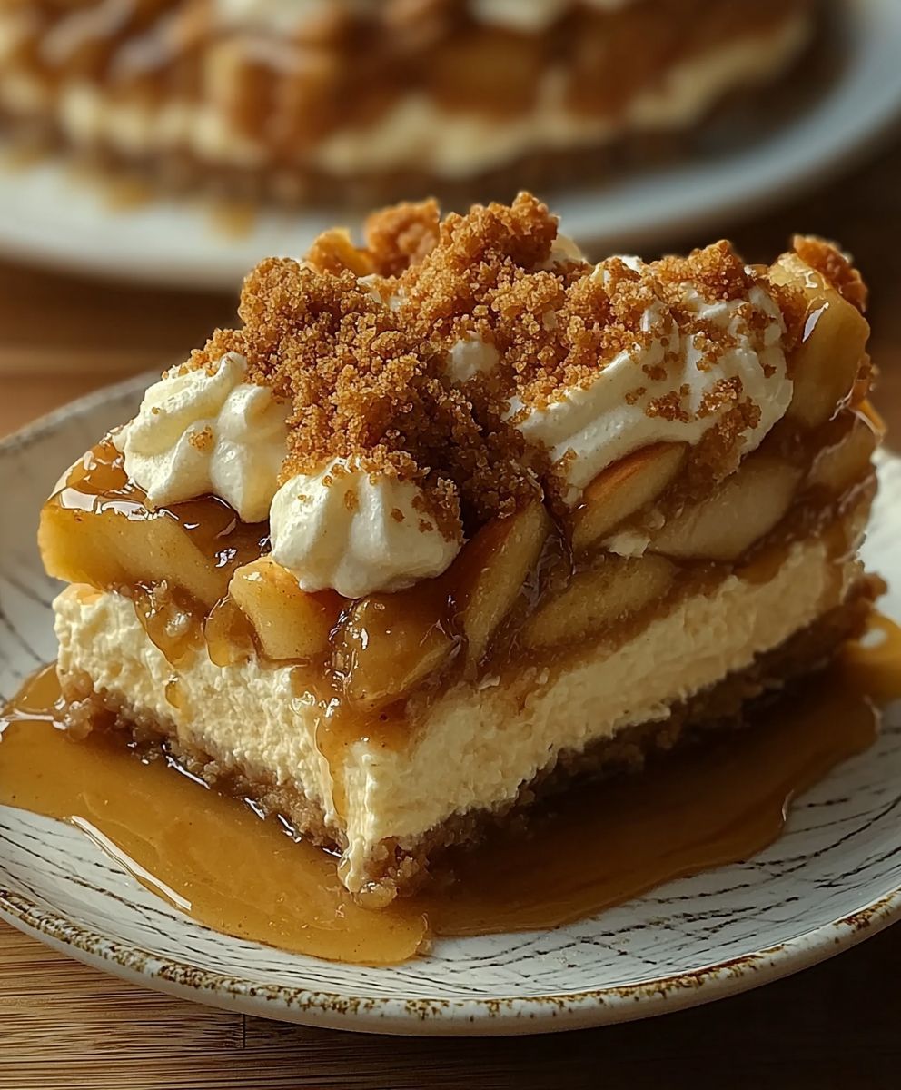 No bake apple pie cheesecake