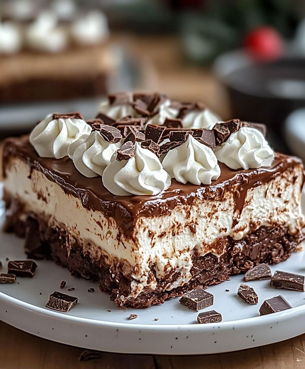 Hot Chocolate Lasagna