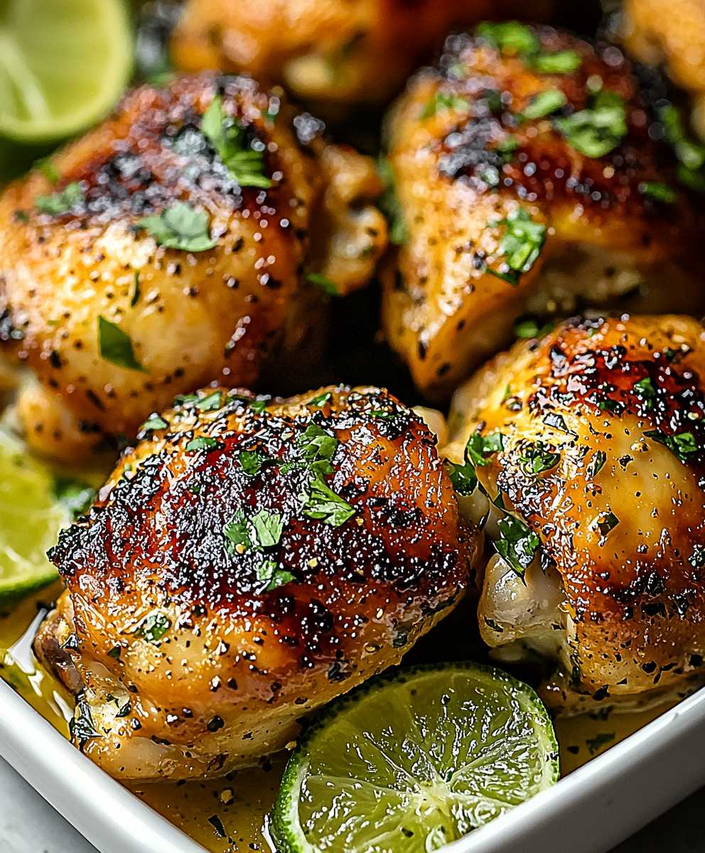 Cilantro Lime Chicken Thighs