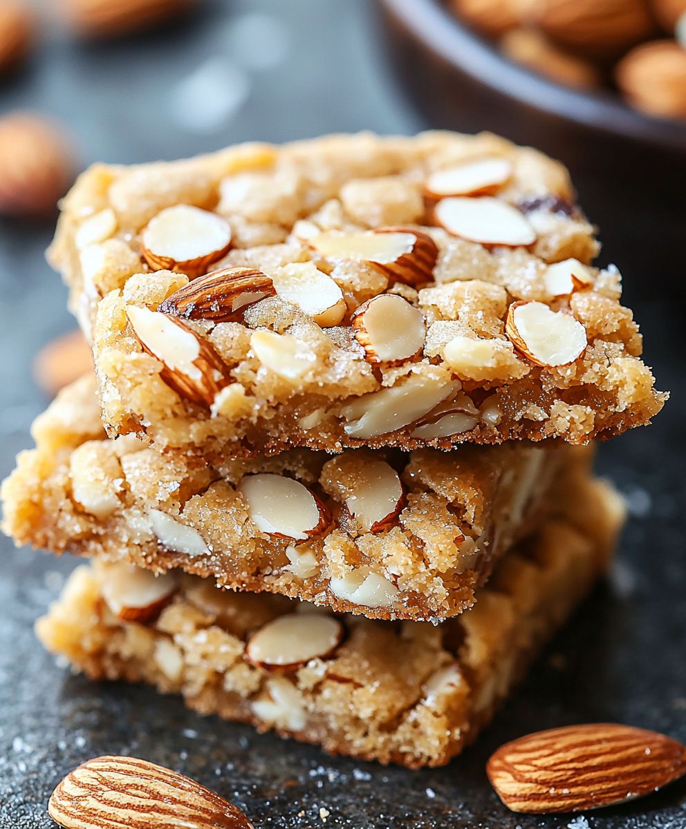 Triple Almond Cookies