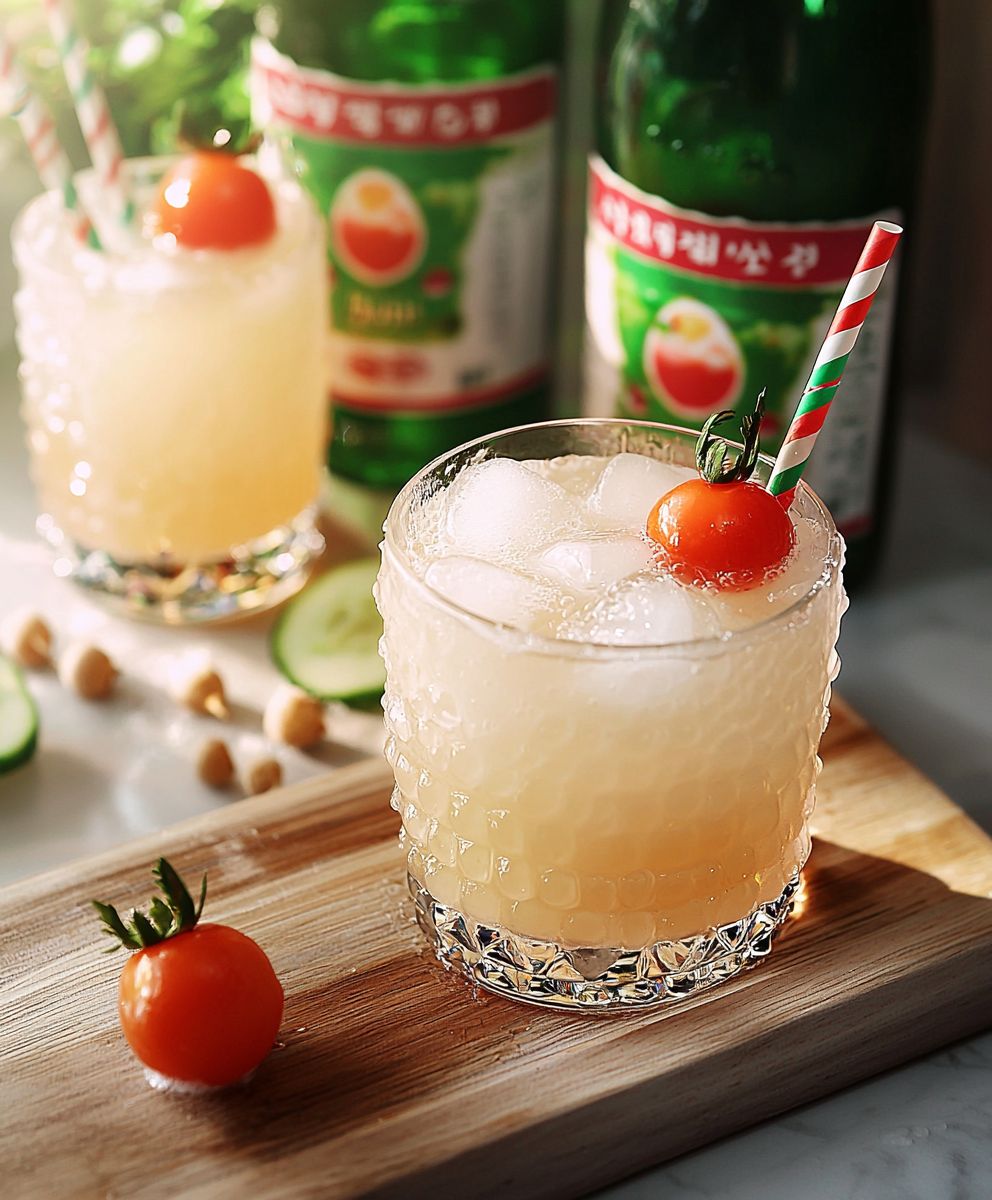 Soju Yakult Cocktail