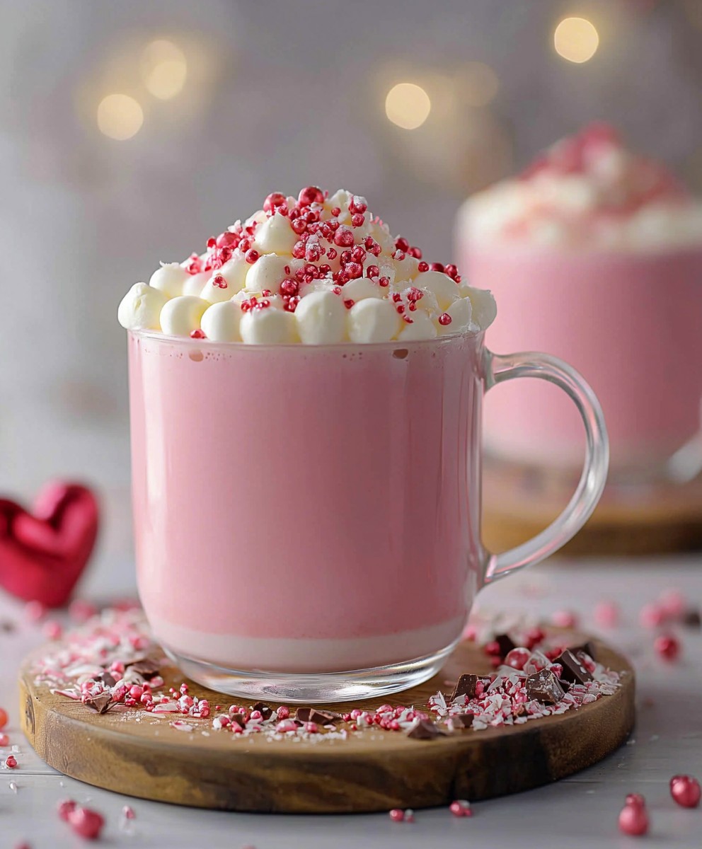 Valentines Pink Hot Chocolate