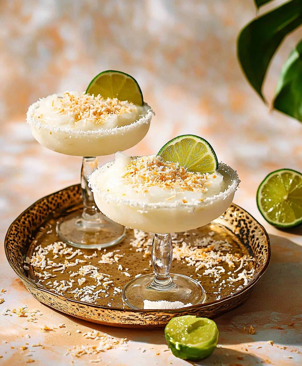 Frozen Coconut Margaritas