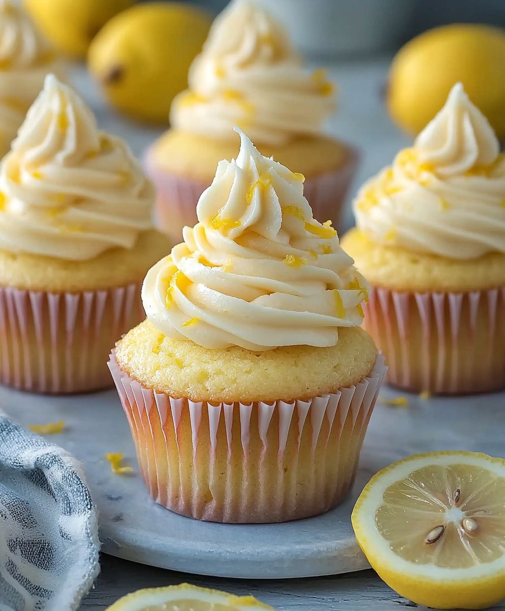 Lemon Vanilla Cupcakes