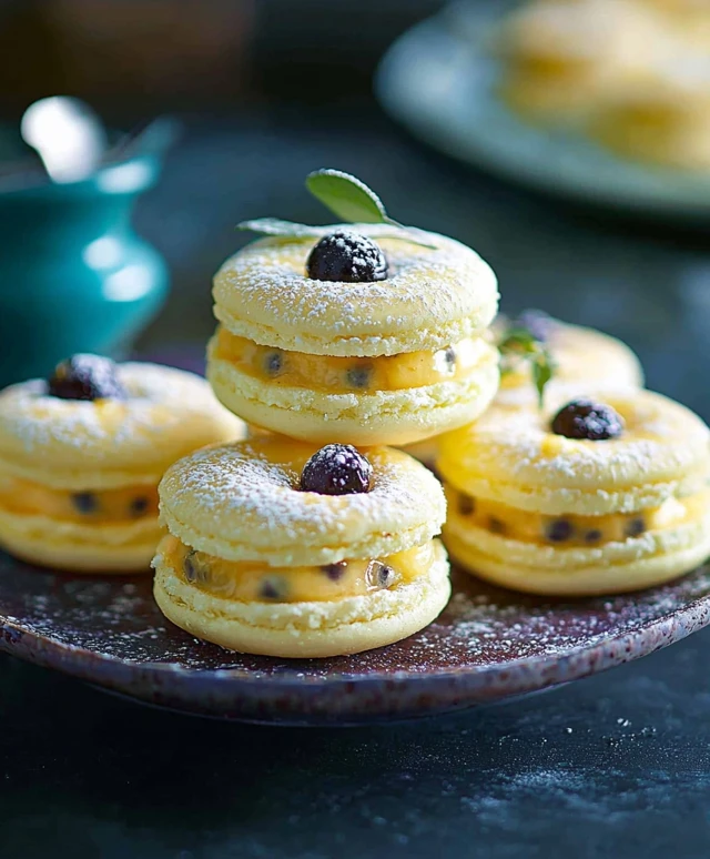 Passionfruit Melting Moments Cookies