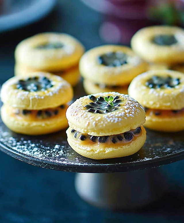 Passionfruit Melting Moments Cookies