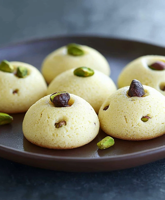 Pistachio Shortbread Cookies