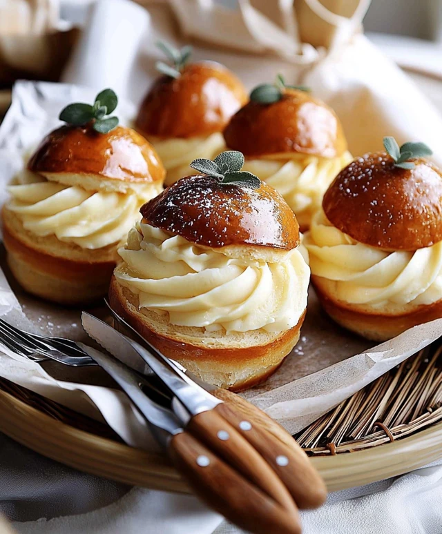 Cream Buns Dessert