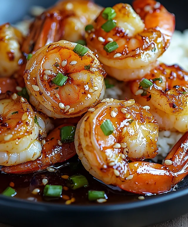 Garlic Honey Shrimp