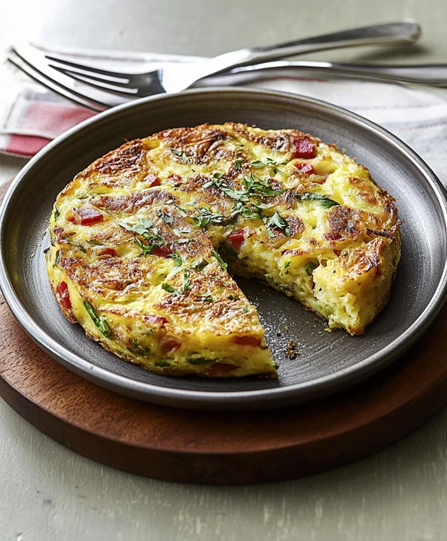 Spanish tortilla dish
