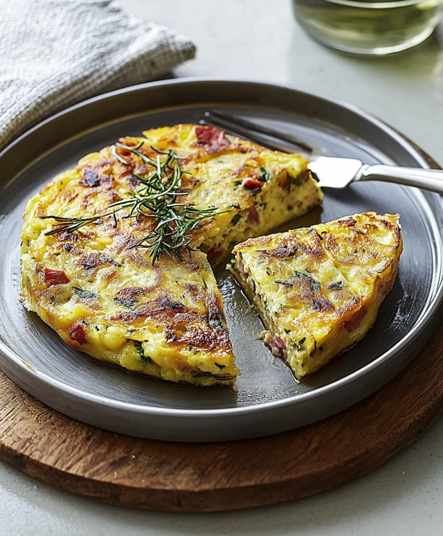 Spanish tortilla dish