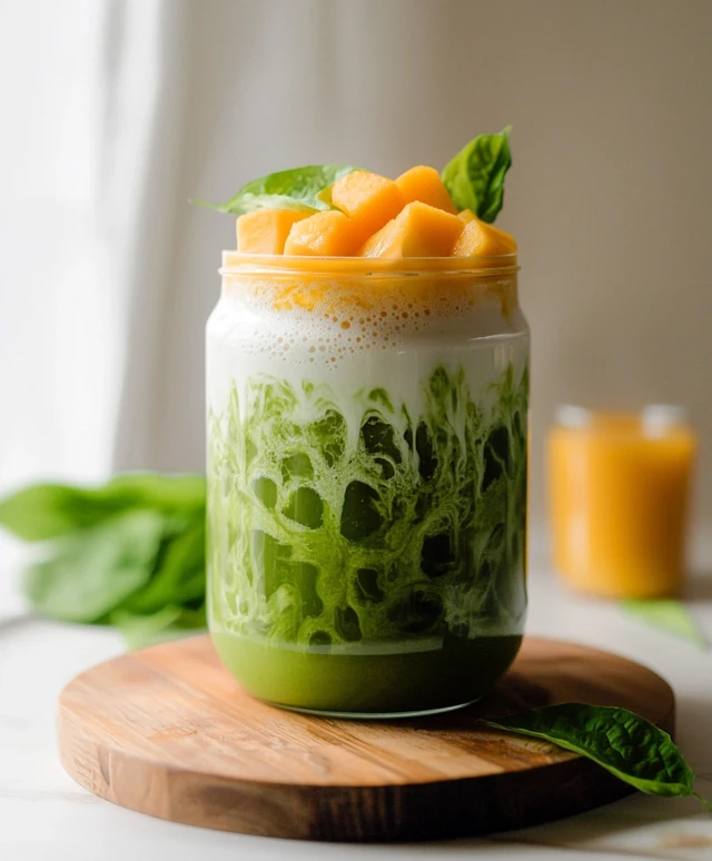 Mango Matcha Latte