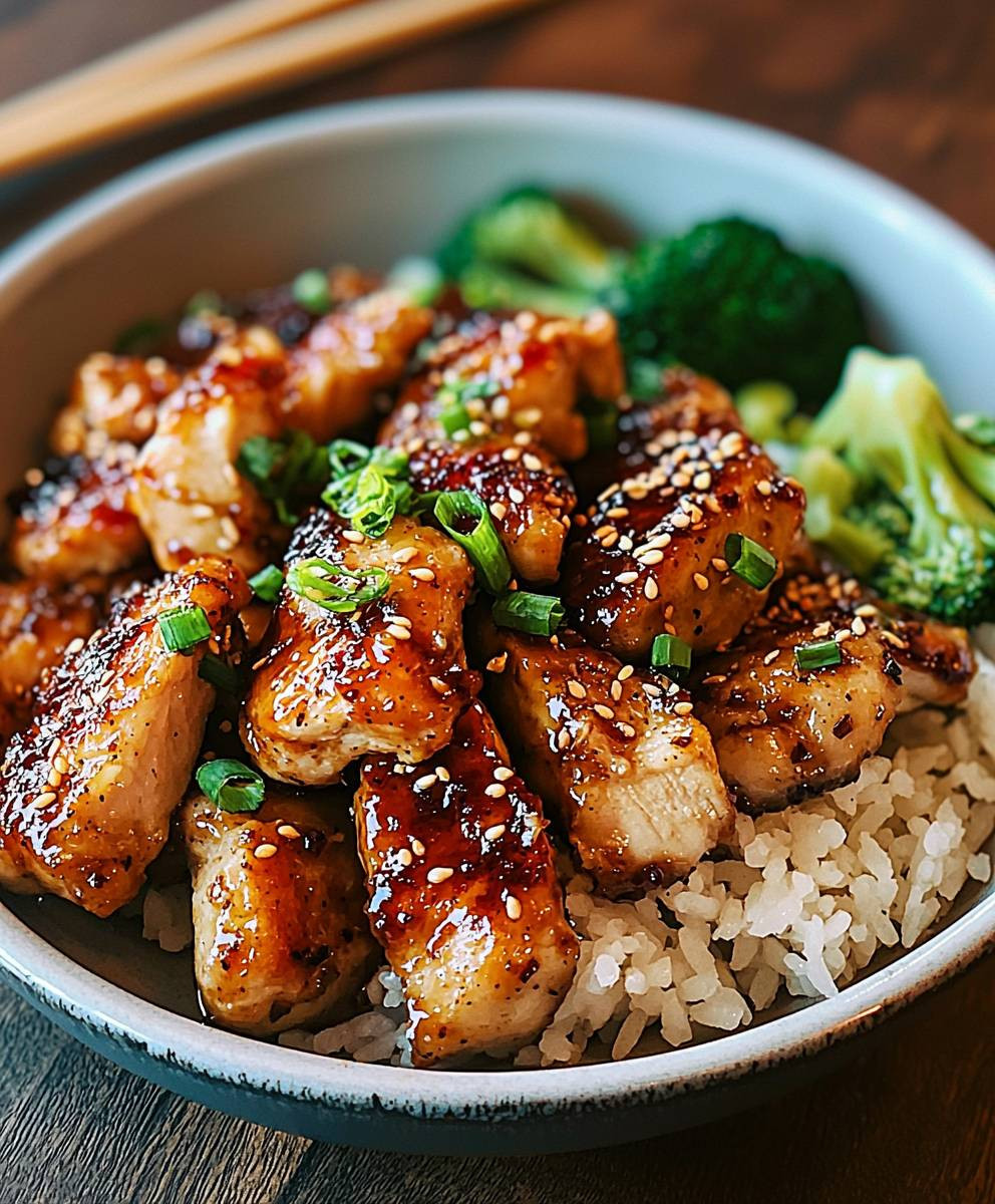 Honey Ginger Chicken Dish