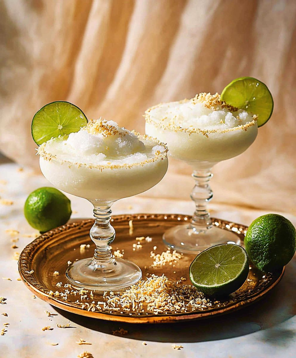 Frozen Coconut Margaritas