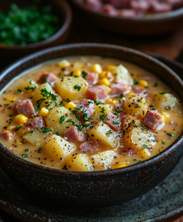 Creamy Ham Potato Chowder