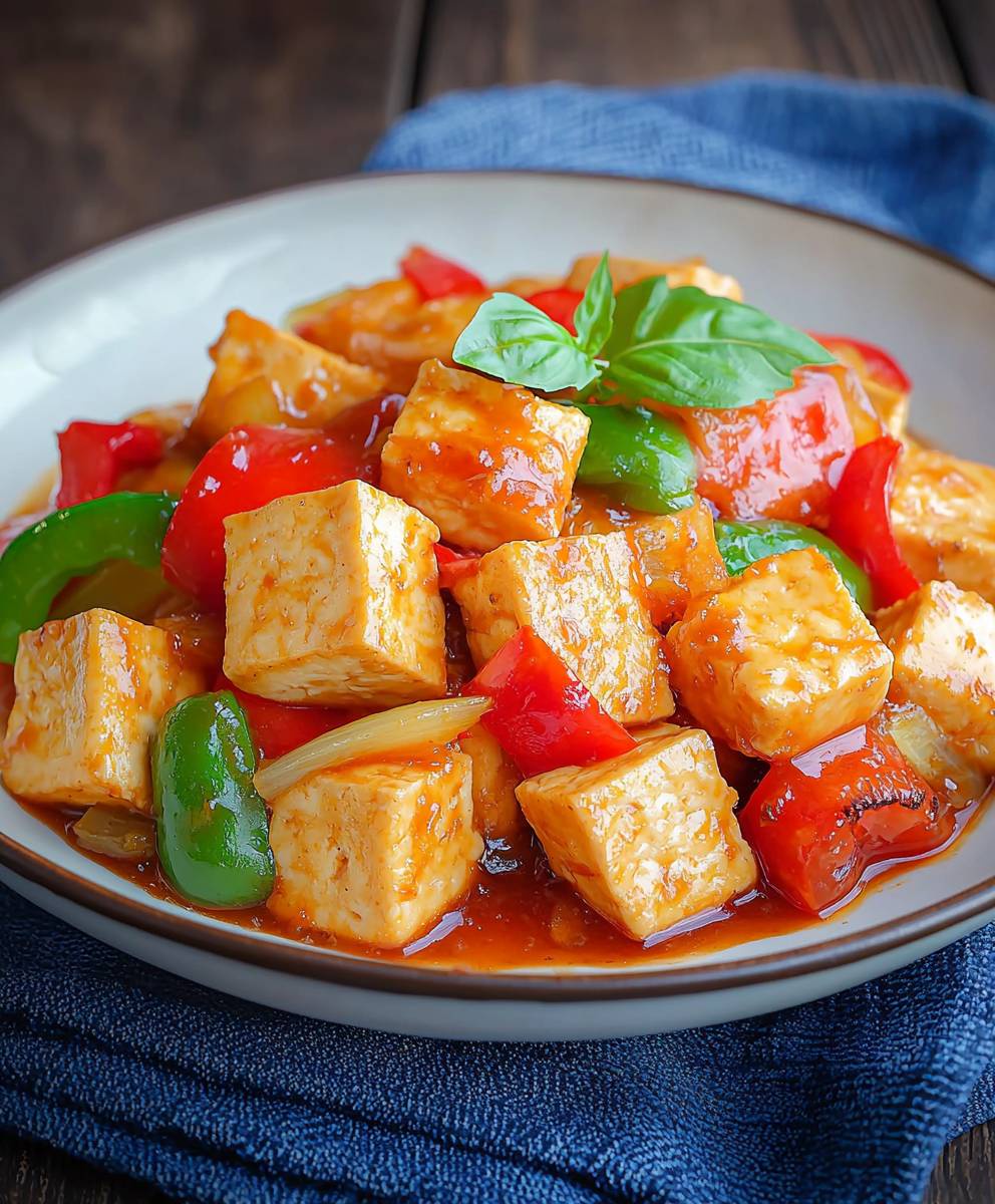 Sweet and Sour Tofu Dish
