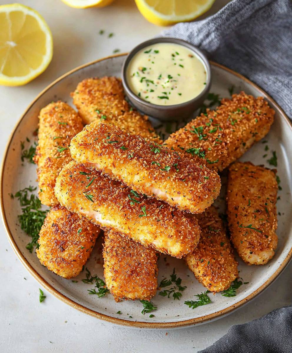 Crispy Salmon Sticks