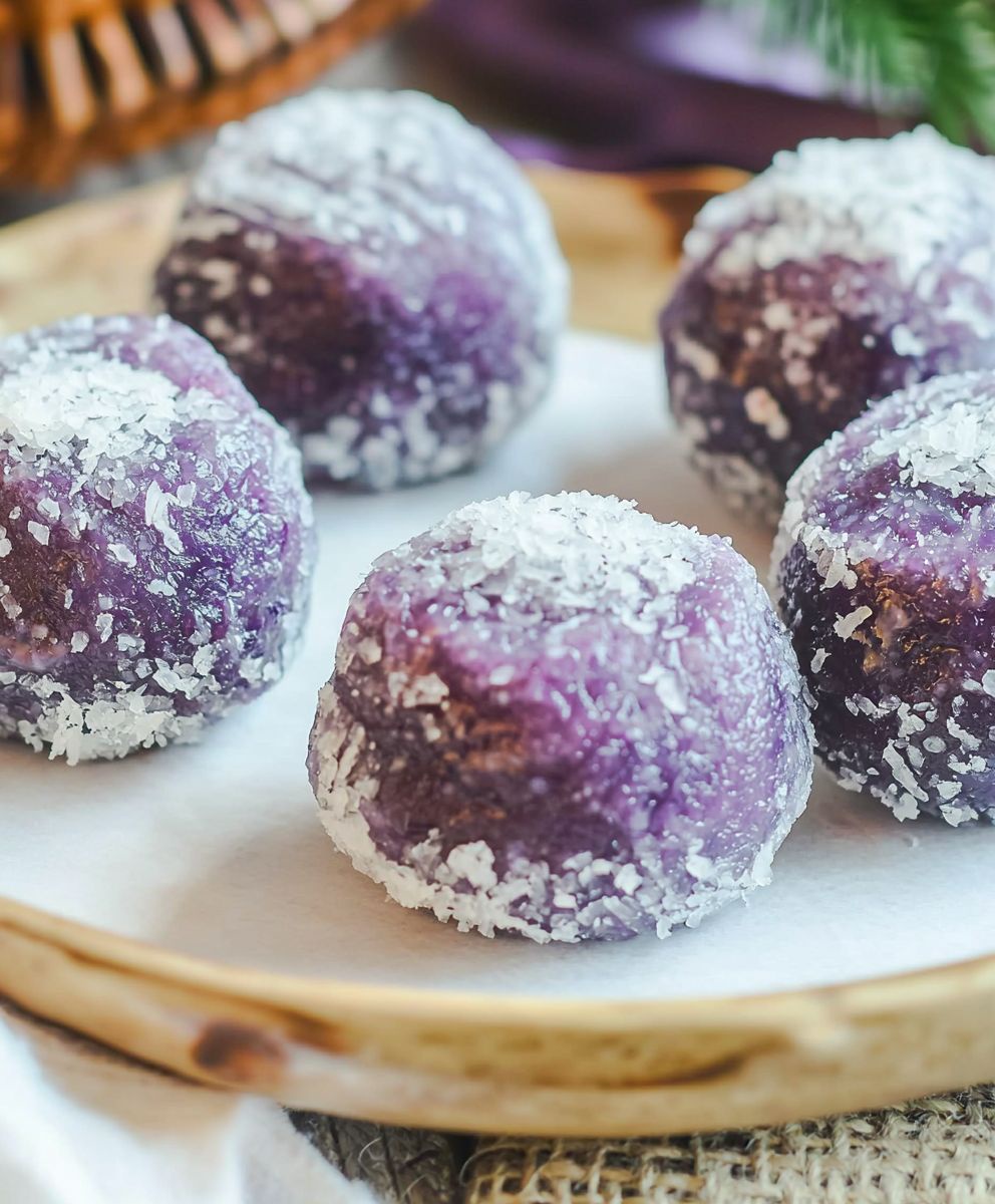Purple Yam Mochi