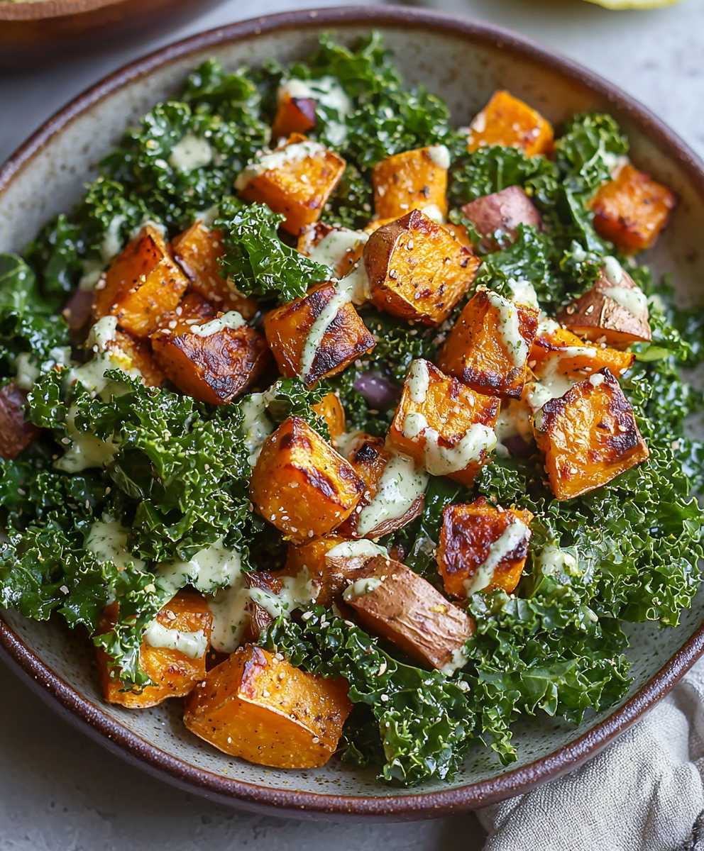 Kale Sweet Potato Salad