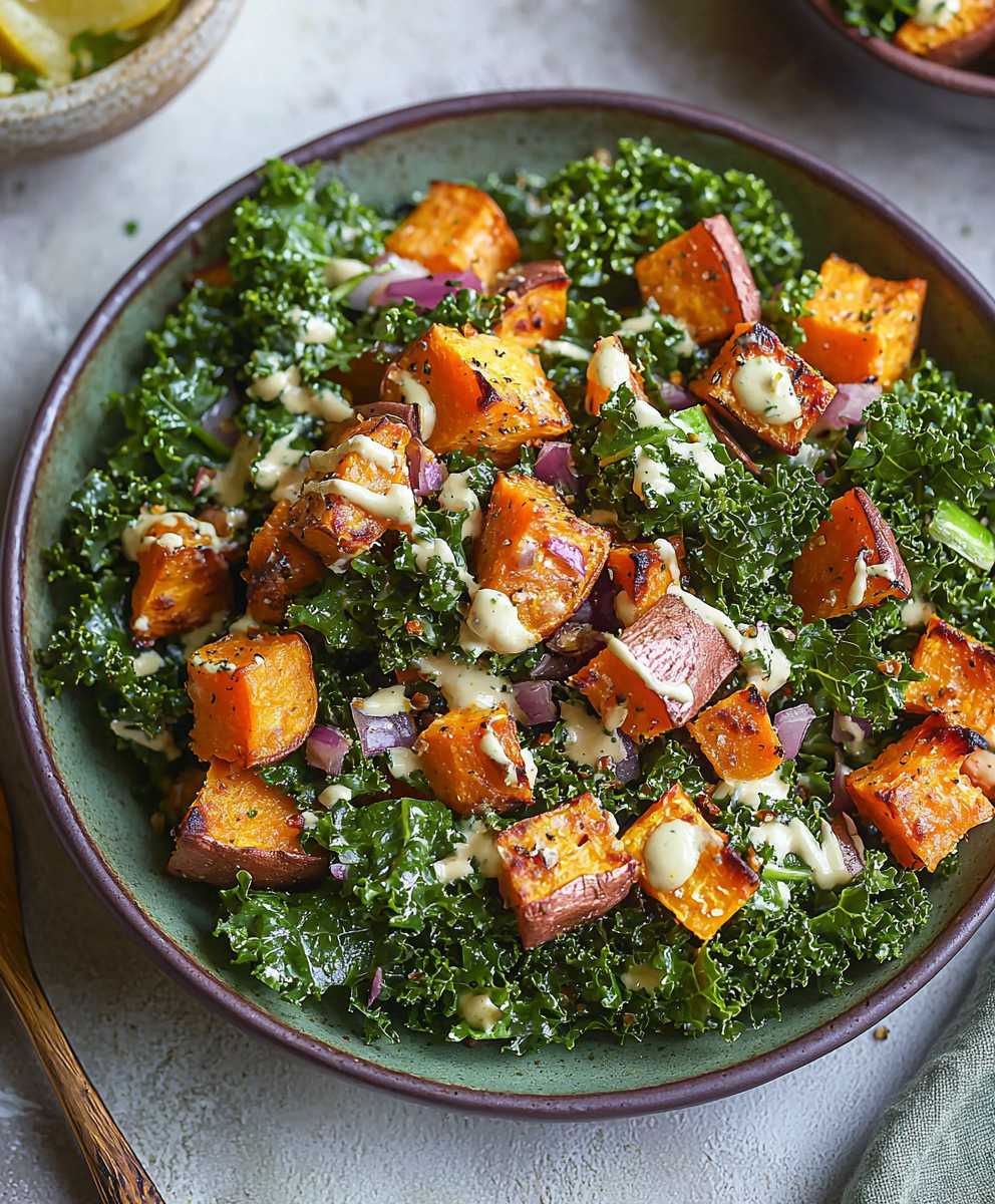 Kale Sweet Potato Salad