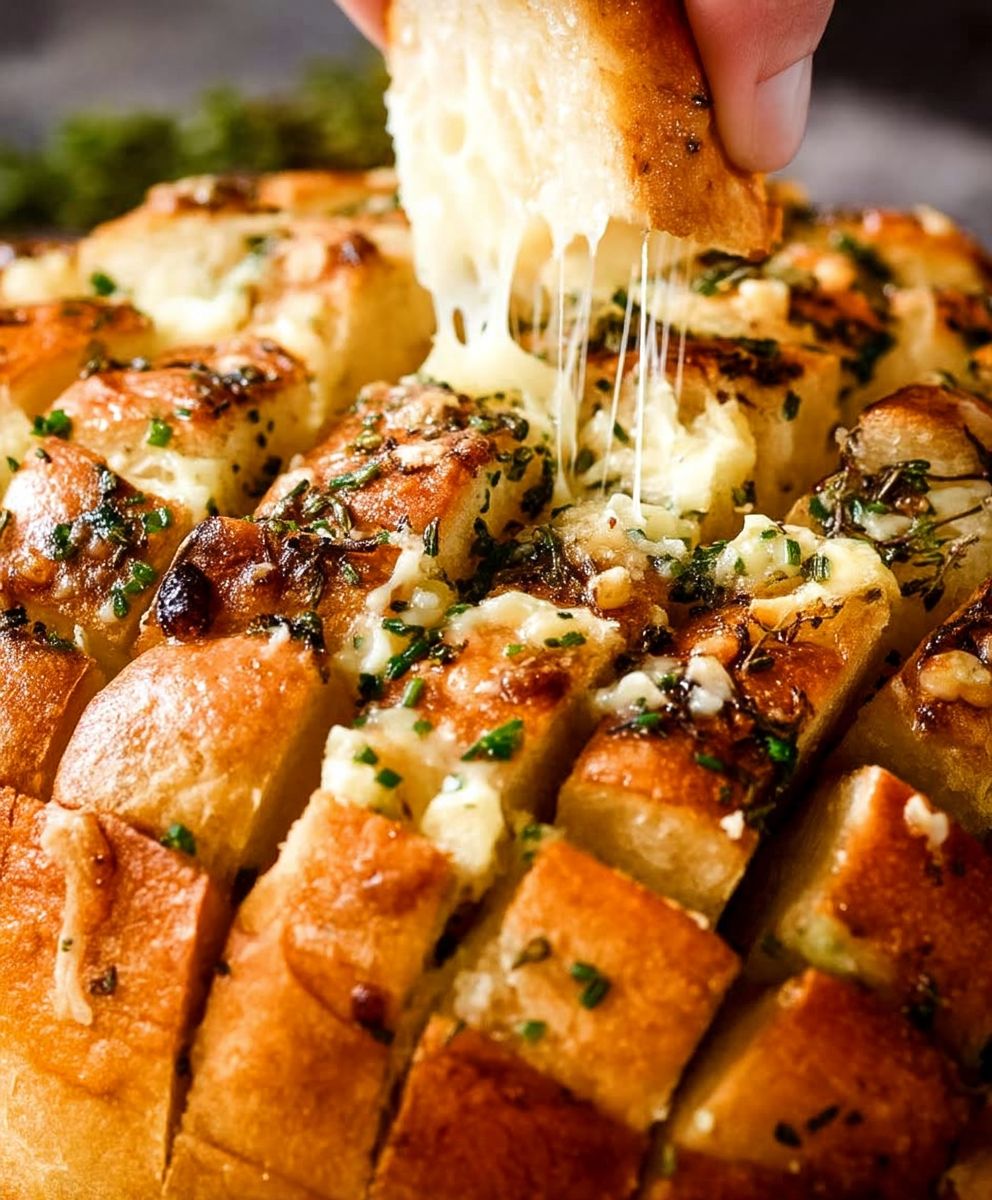 Cheesy Garlic Pull Apart Bread