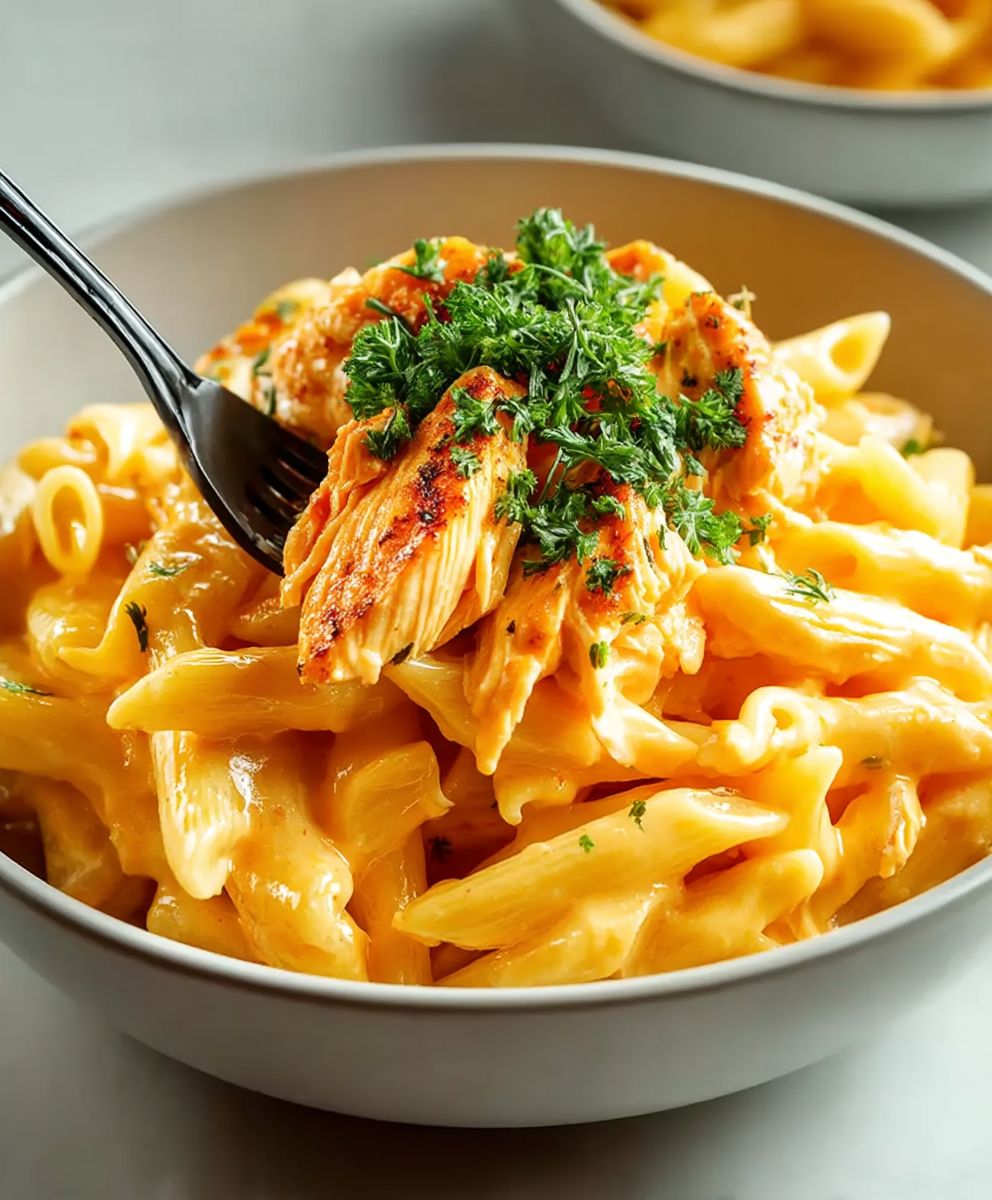 Buffalo chicken pasta