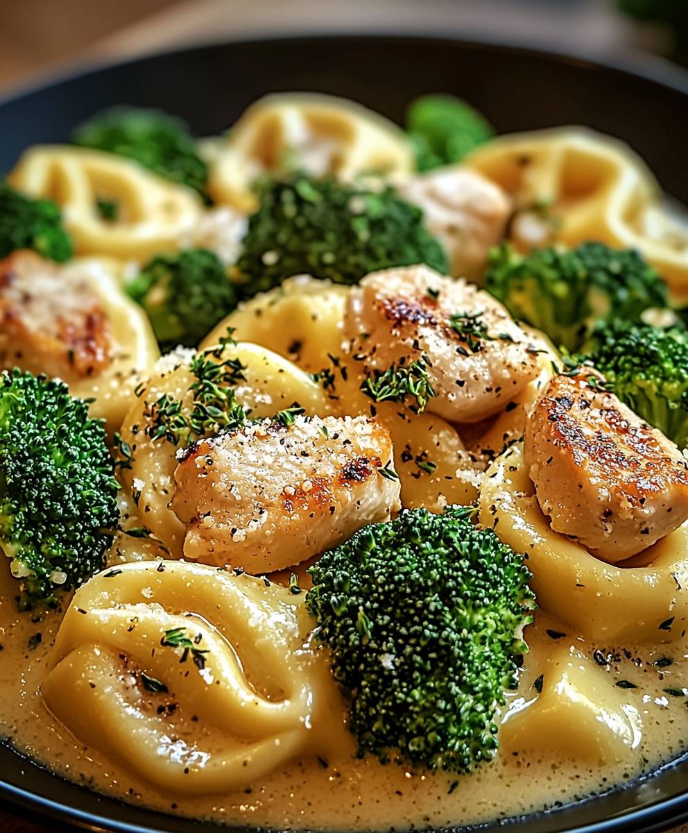 Garlic Parmesan Chicken Tortellini