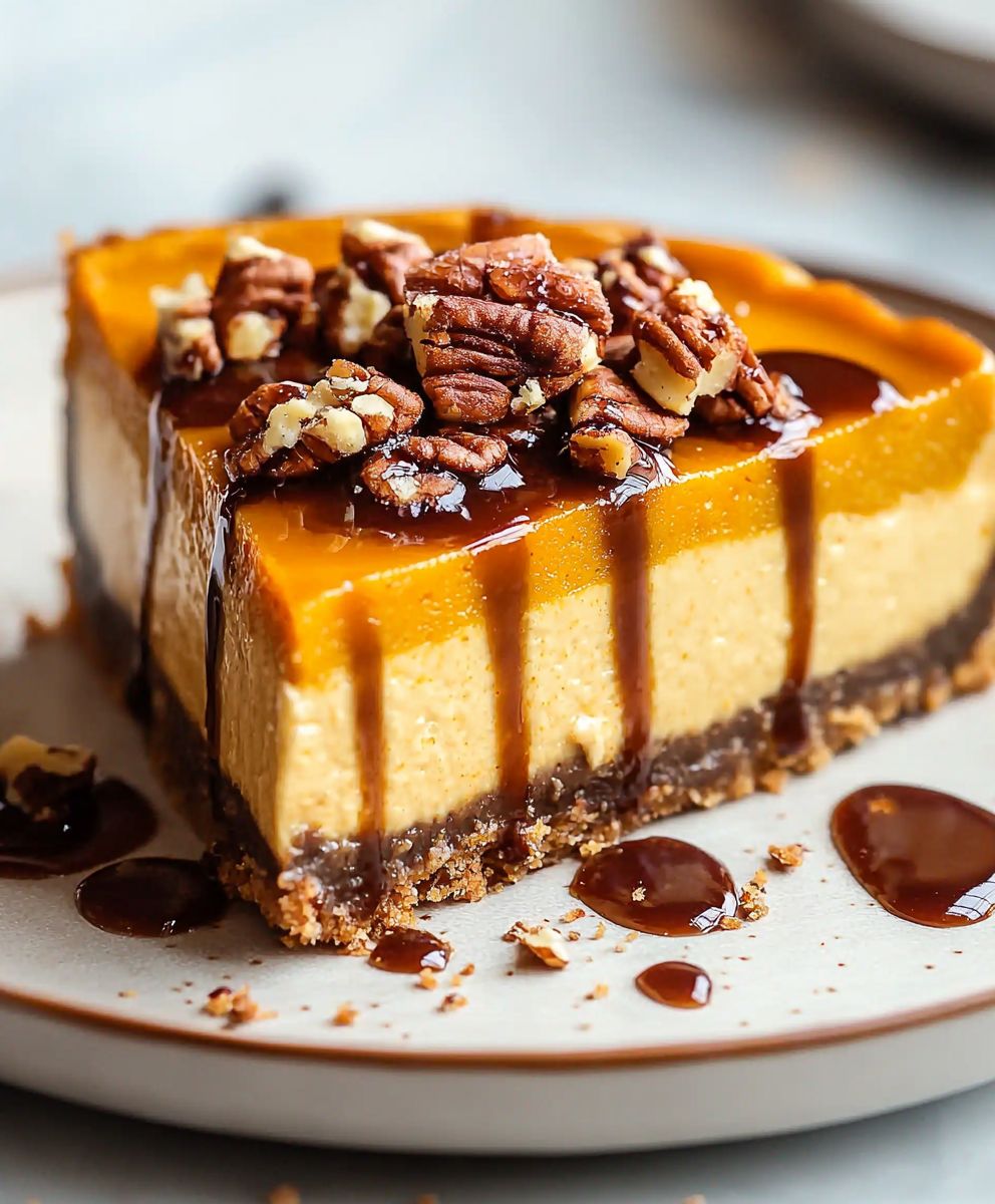 Pumpkin Turtle Cheesecake