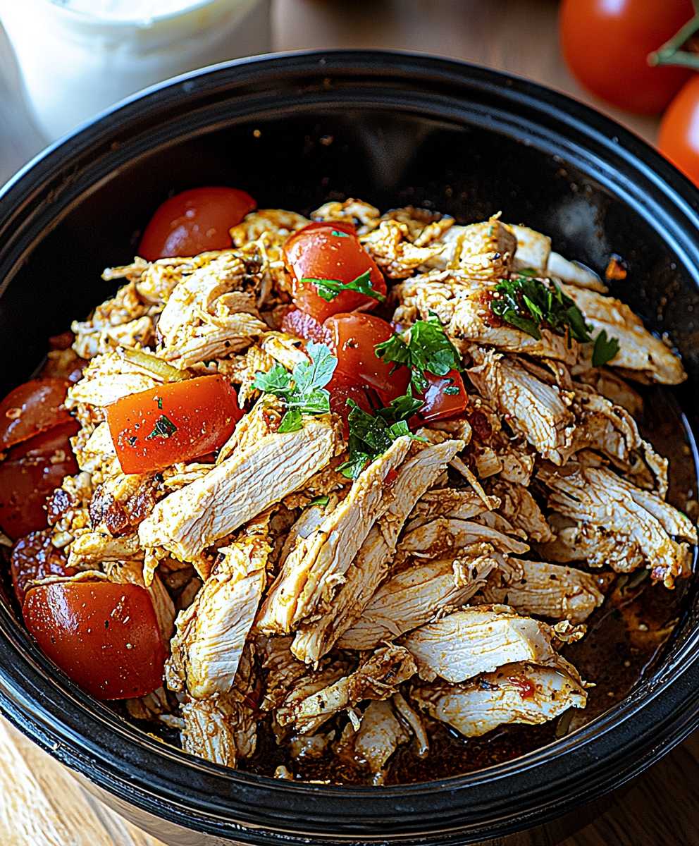 Chicken Shawarma Slow Cooker