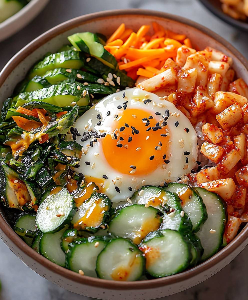Korean Veggie Bibimbap