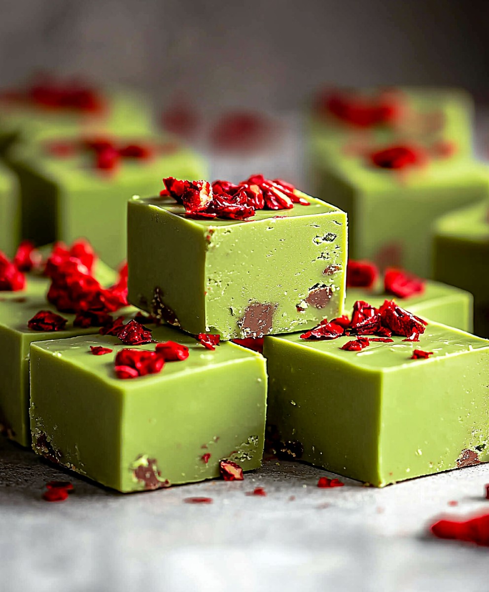 Grinch Christmas Fudge