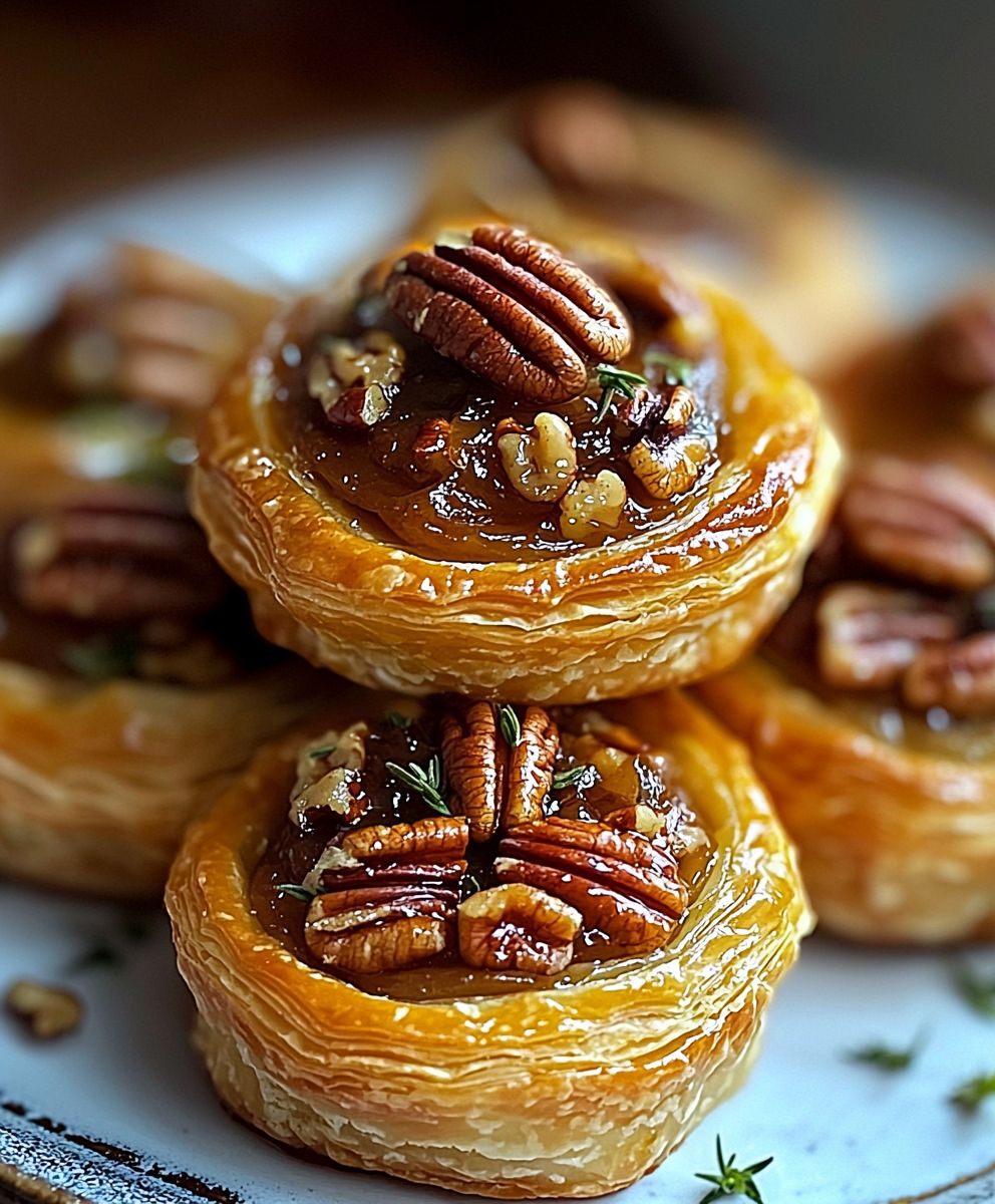 Puff Pastry Pecan Pie