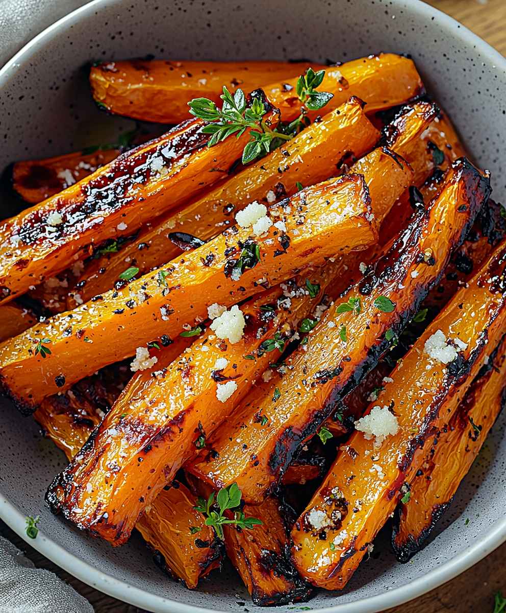 Honey Balsamic Roasted Carrots