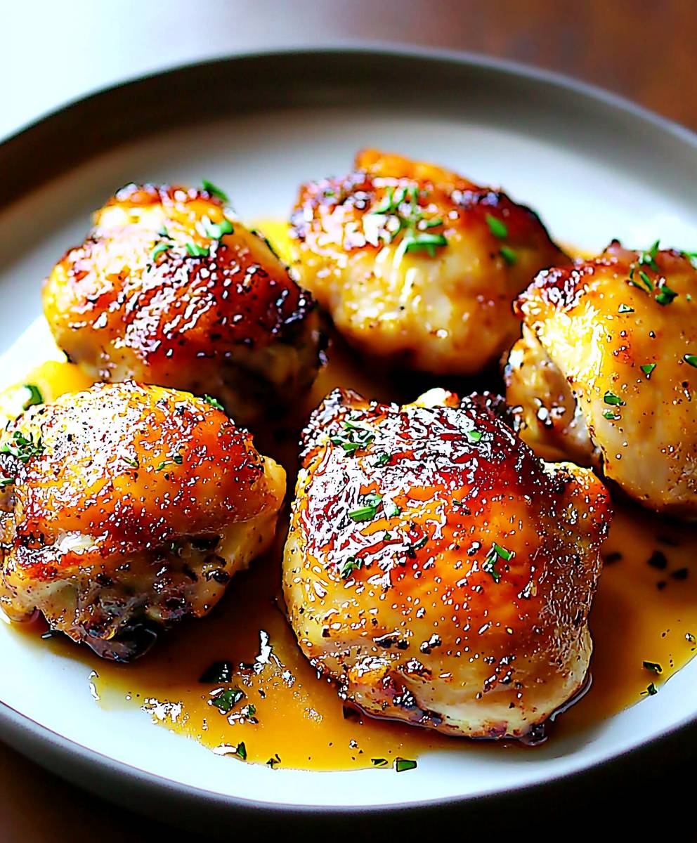 Baked Chicken Thighs