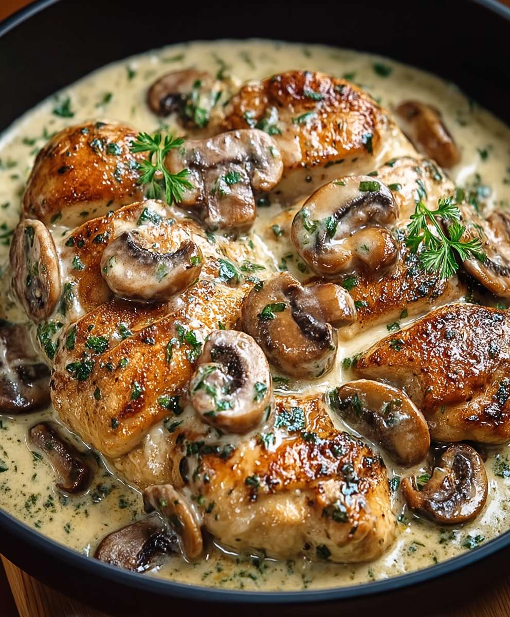 Herb Mushroom Chicken