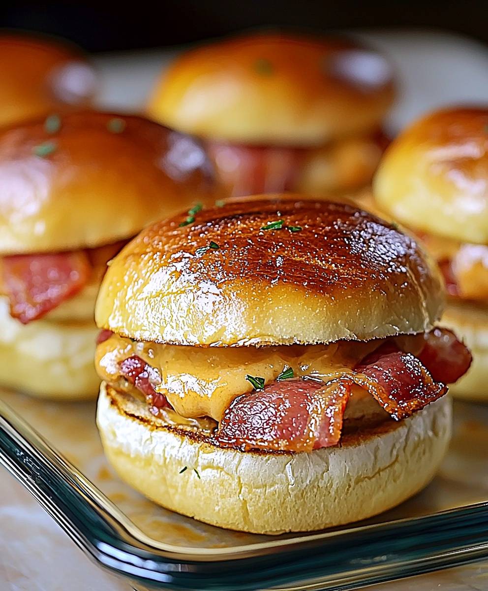 Turkey Bacon Ranch Sliders